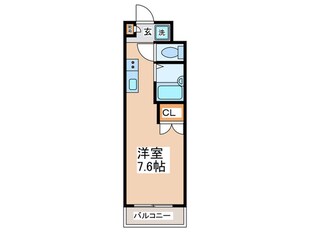 スチューデントハイツ永山の物件間取画像